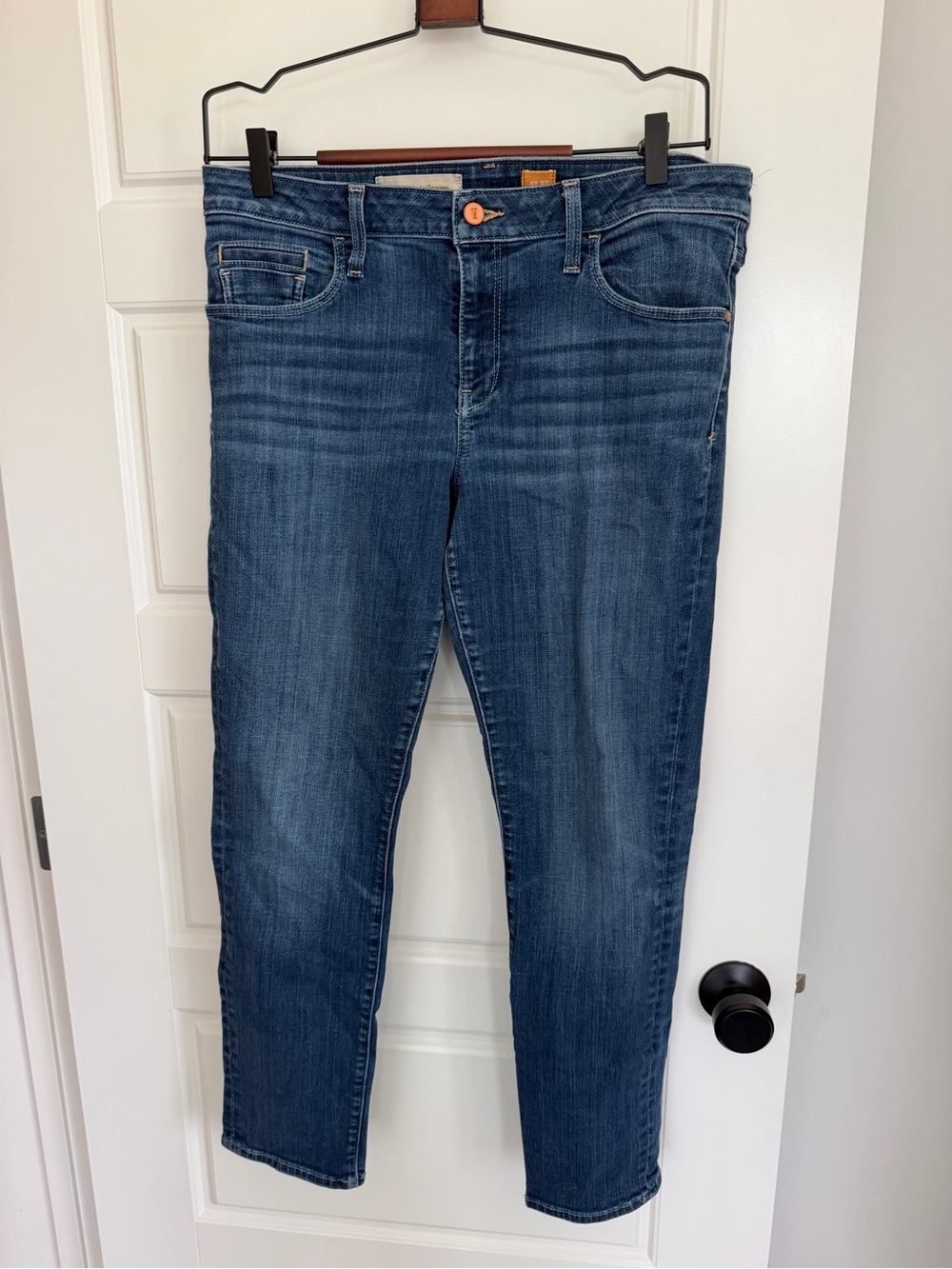 Anthropologie Pilcro and the Letterpress Women's Skinny Jeans in Dark Blue Wash